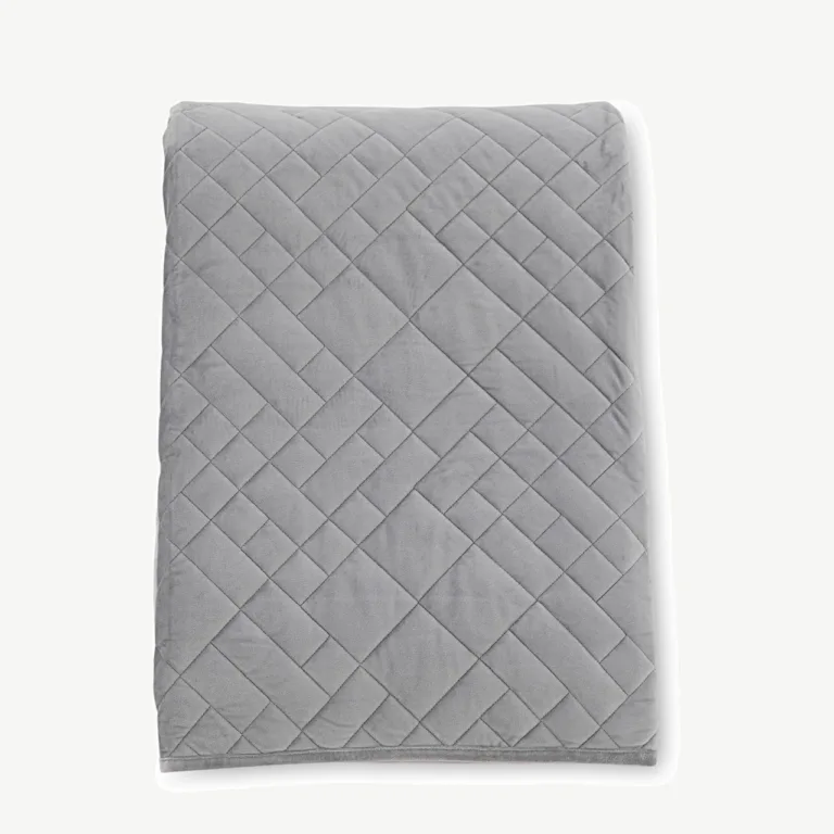 Helehallist sametist voodikate Jilly 180 × 80 cm - 15991-705