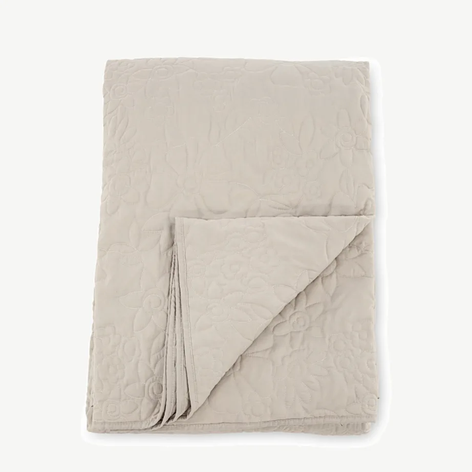 Beež mikrokiust tepitud voodikate Niki 260 × 260 cm, 15997-502 – 3