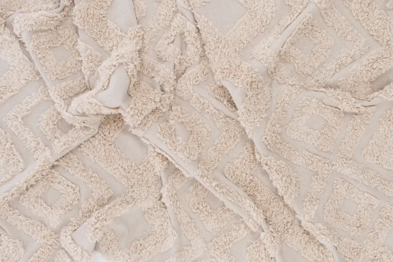 Beež puuvillavaip Hilma reljeefse mustriga, 160 × 230 cm - 15998-557