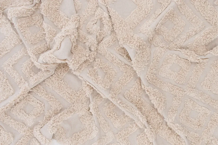 Beež puuvillavaip Hilma reljeefse mustriga, 160 × 230 cm, 15998-557 – 8