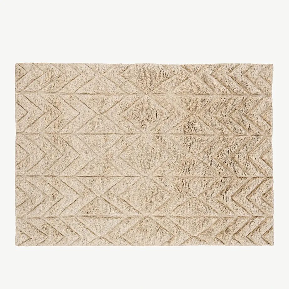 Beež geomeetrilise mustriga villavaip Zoe, 160 × 230 cm, 16003-150 – 2