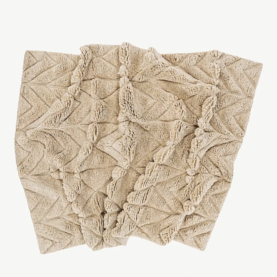 Beež geomeetrilise mustriga villavaip Zoe, 160 × 230 cm, 16003-150 – 3