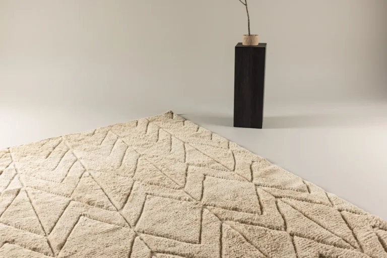 Beež geomeetrilise mustriga villavaip Zoe, 160 × 230 cm - 16003-150