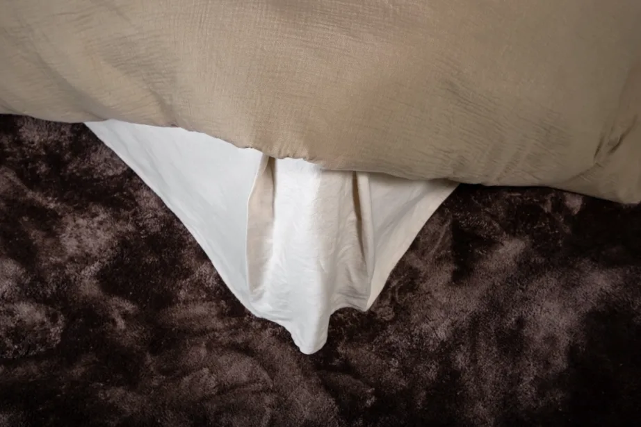 Krinkeldatud pruuni puuvilla voodipesukomplekt Mila, 240×220 cm, 16009-503 – 4