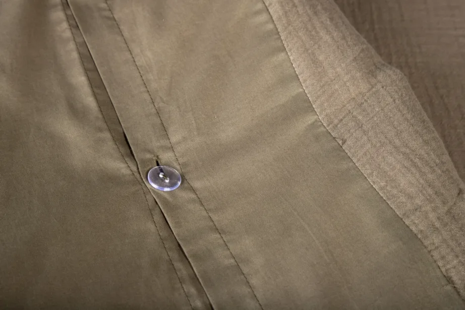 Krinkeldatud pruuni puuvilla voodipesukomplekt Mila, 240×220 cm, 16009-503 – 5