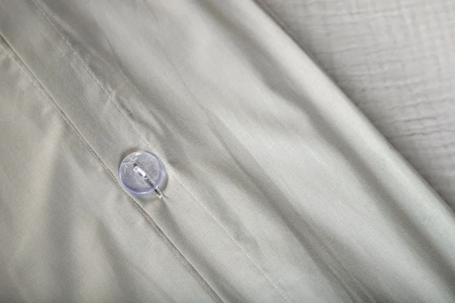 Helehall krobelisest puuvillast voodipesukomplekt Mila (tekikott 240 × 220 cm, 2 padjapüüri), 16009-505 – 4