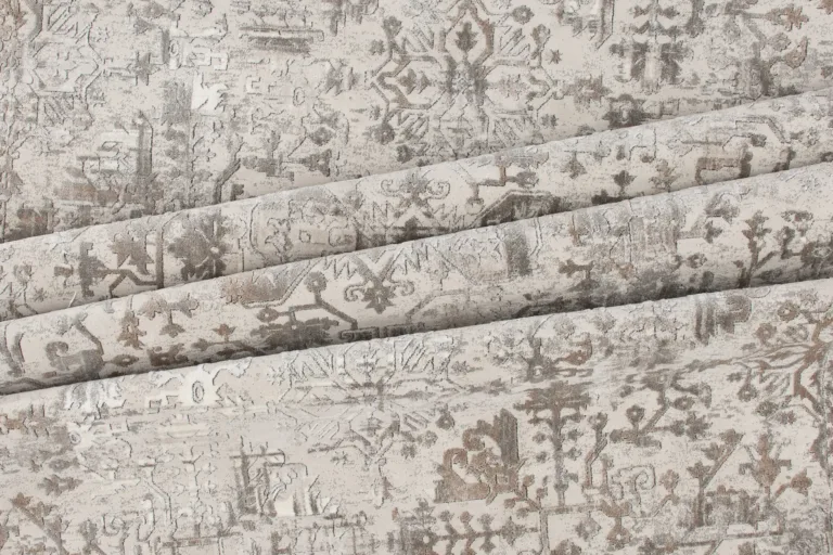 Hõbedase mustriga idamaine elutoa vaip Cleo (230 × 160 cm, polüester–puuvill) - 16013-109