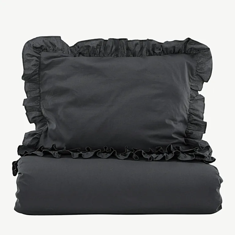 Satsidega antratsiidivärvi puuvillane voodipesukomplekt Levi (150 x 200 cm) - 16013-588