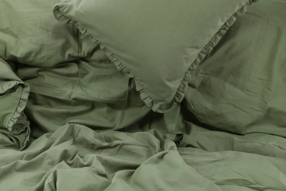 Roheline puuvillane voodipesukomplekt Lias, 150 × 200 cm (Venture Home), 16019-604 – 2