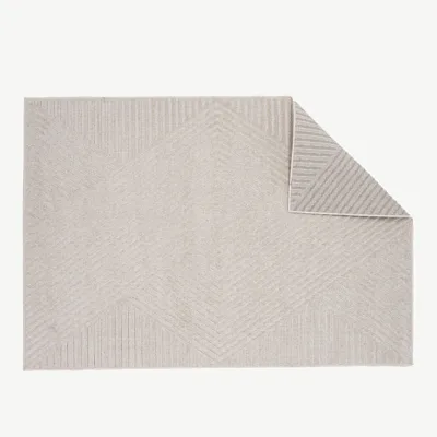 Aroni madalkarvaline polüpropüleenvaip, kreemikas valge, 230 × 160 cm - 16020-101