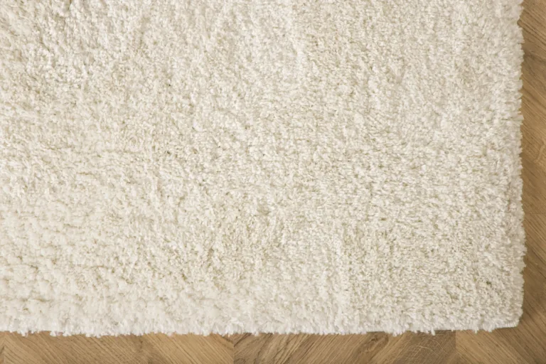 Valge polüpropüleenist elutoa vaip Walter, 290 × 200 cm - 16027-101