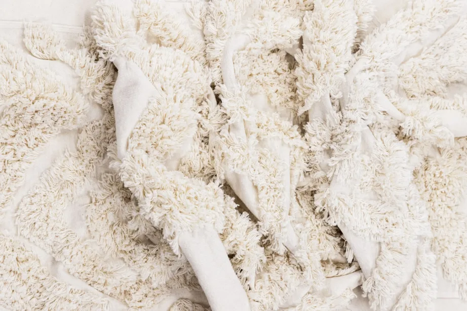 Valge puuvillane esikuvaip Hilma, narmastega, 200×70 cm, 16033-101 – 6