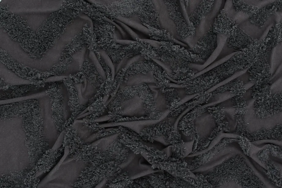 Ümmargune tumehall puuvillavaip Hilma, tuttmustriga (Ø 200 cm), 16034-107 – 6