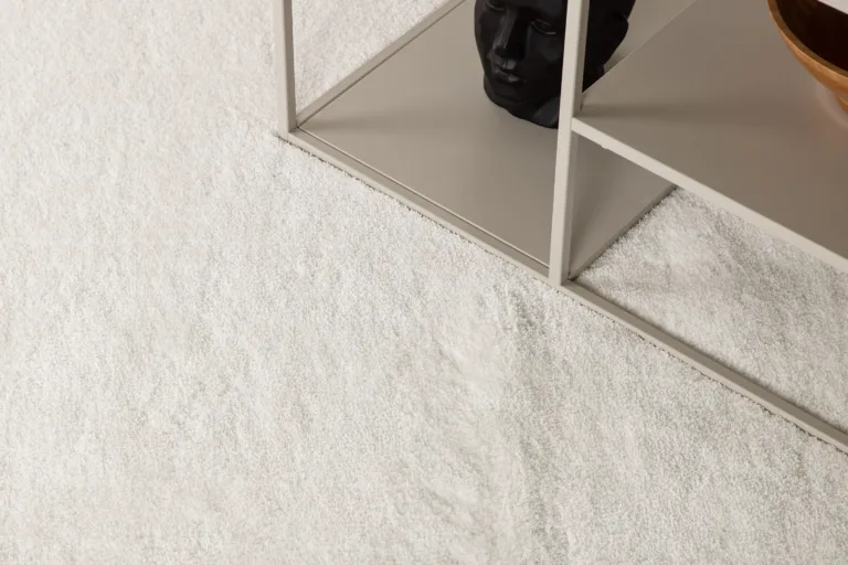 Undra läikiv valge ristkülikukujuline vaip (350 × 250 cm, puuvill-polüester) - 16044-101