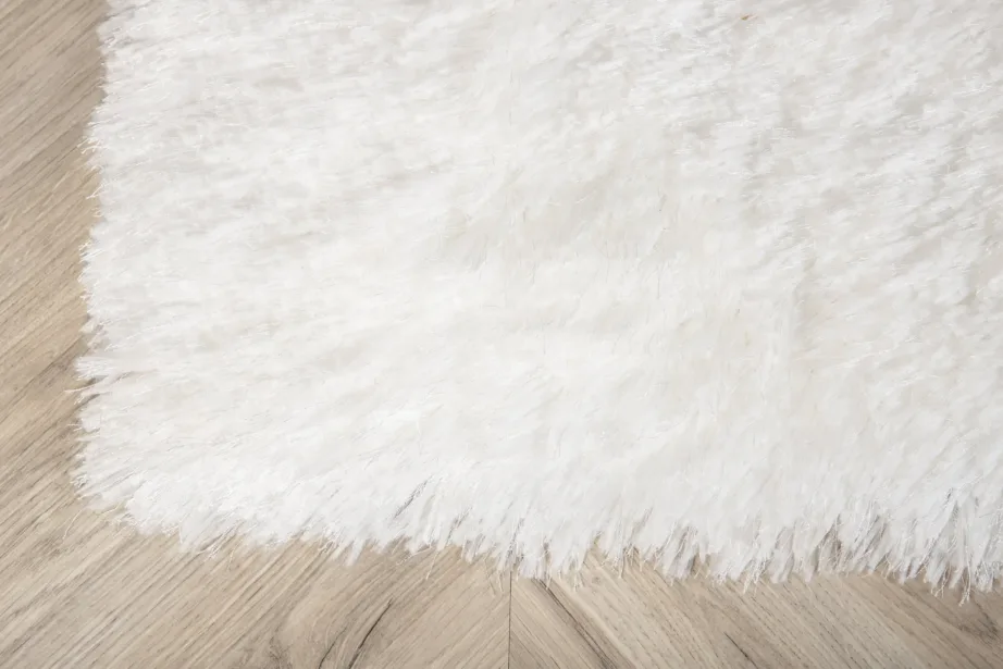 Kohev valge polüester-puuvillavaip Grace, 400 × 300 cm, 16046-101 – 9