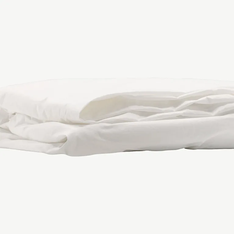 Valge puuvillane voodilina Sigrid, 180 × 200 cm, kummiga nurgad - 16050-100
