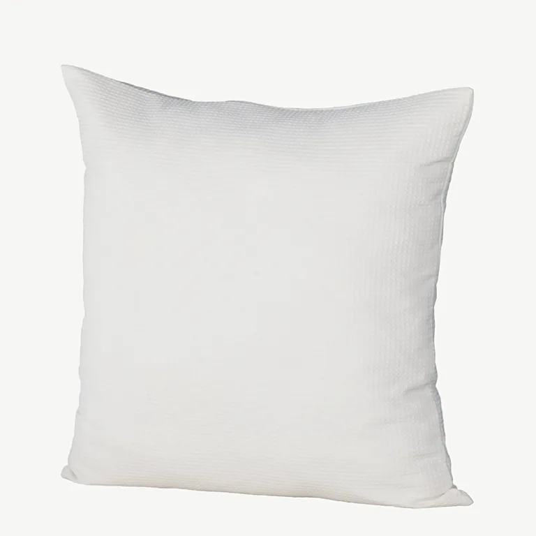 Valgest vaflikangast polüesterpadjakate Celine, 50 × 50 cm - 16055-501
