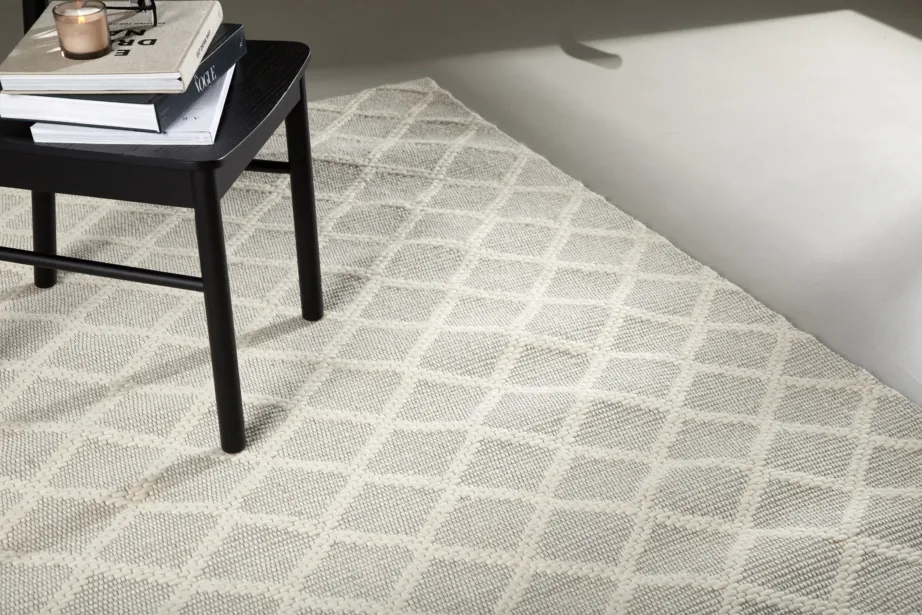 Murdvalge villavaip Cloudy, 300 × 200 cm, ruudumustriline, 16056-101 – 4