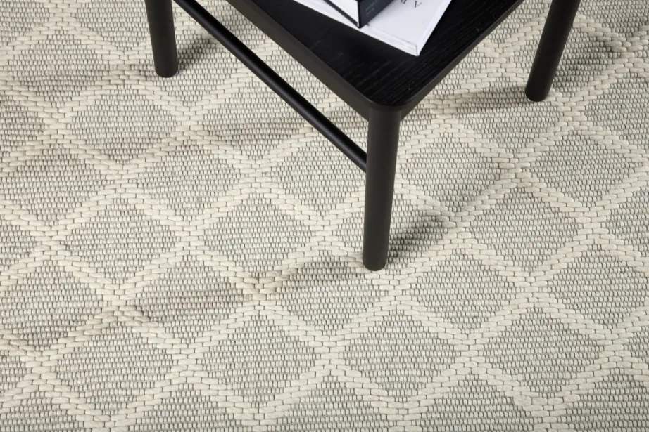 Murdvalge villavaip Cloudy, 300 × 200 cm, ruudumustriline, 16056-101 – 6