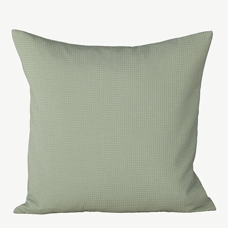 Rohelise vahvlitekstuuriga padjakatte Celine 50 × 50 cm - 16060-504