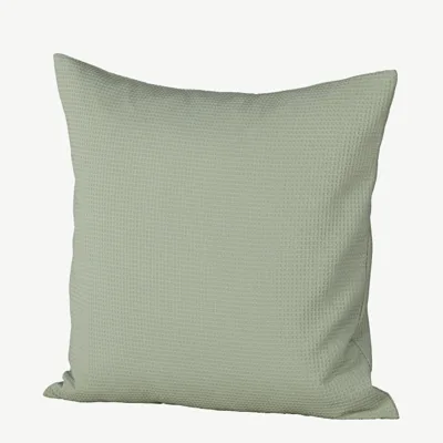 Rohelise vahvlitekstuuriga padjakatte Celine 50 × 50 cm - 16060-504