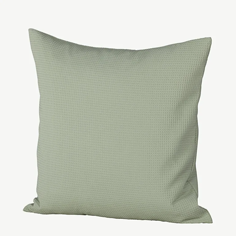 Rohelise vahvlitekstuuriga padjakatte Celine 50 × 50 cm - 16060-504