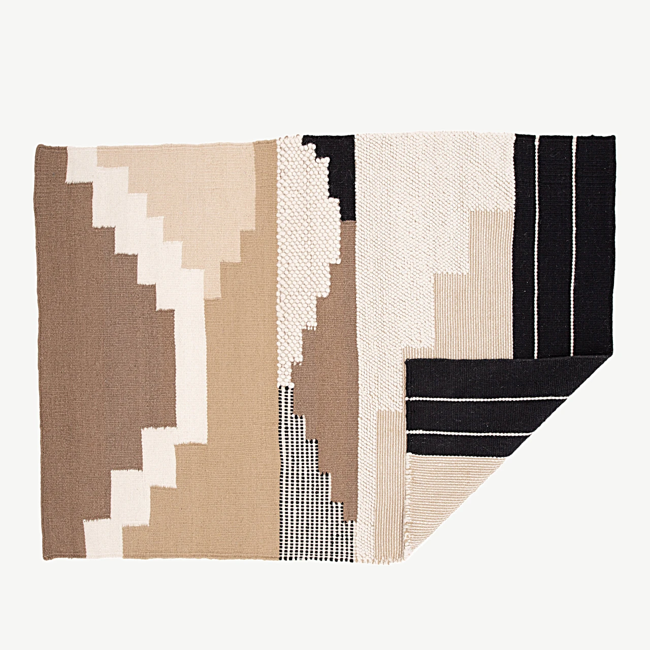 Aston mitmevärviline villavaip modernse mustriga (230 × 160 cm) - 16062-104