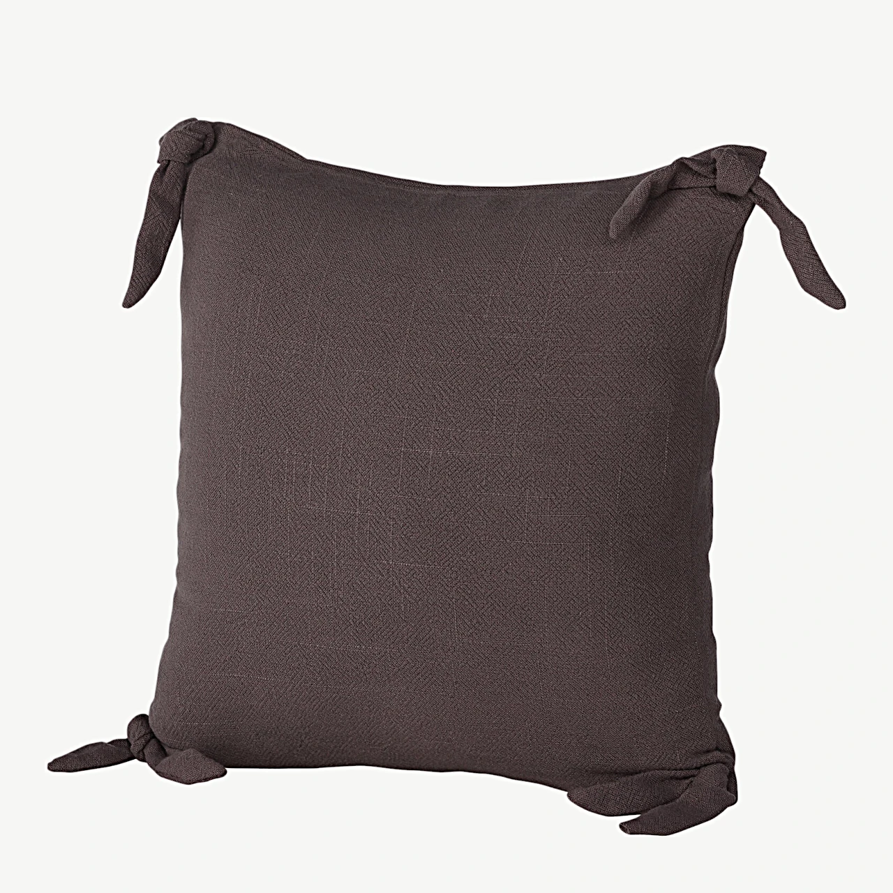 Tumehall dekoratiivpadjapüür Nora, 40 × 40 cm, 100% viskoos, lipsudega nurkades - 16063-505