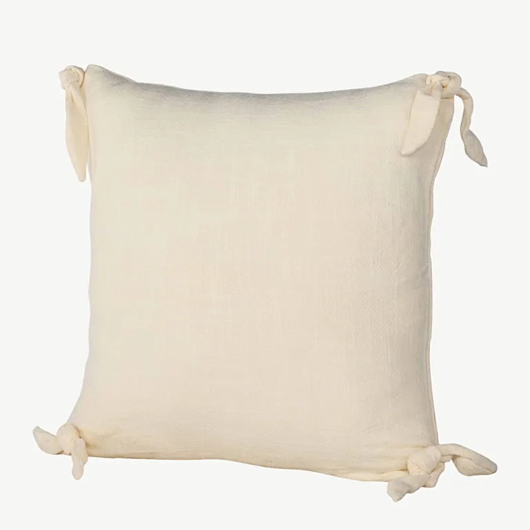 Nora sarja dekoratiivpadjakate, viskoos, kreemjas valge, 40 × 40 cm - 16064-501