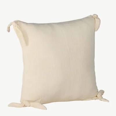 Nora sarja dekoratiivpadjakate, viskoos, kreemjas valge, 40 × 40 cm - 16064-501