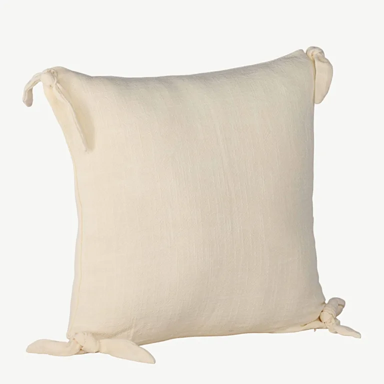 Nora sarja dekoratiivpadjakate, viskoos, kreemjas valge, 40 × 40 cm - 16064-501