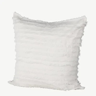 Valge puuvillane dekoratiivpadjakate Edith 60 × 60 cm - 16075-501