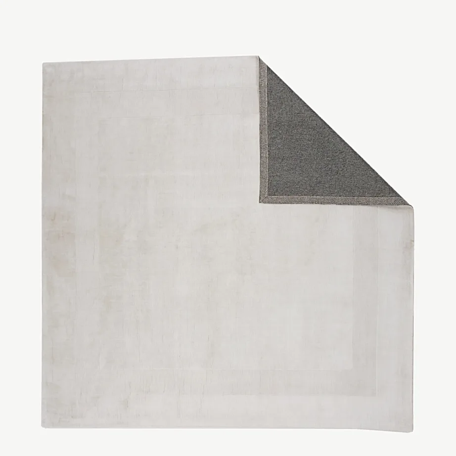 Valge ruudukujuline viskoosvaip Boston, 240 × 240 cm, 16076-111
