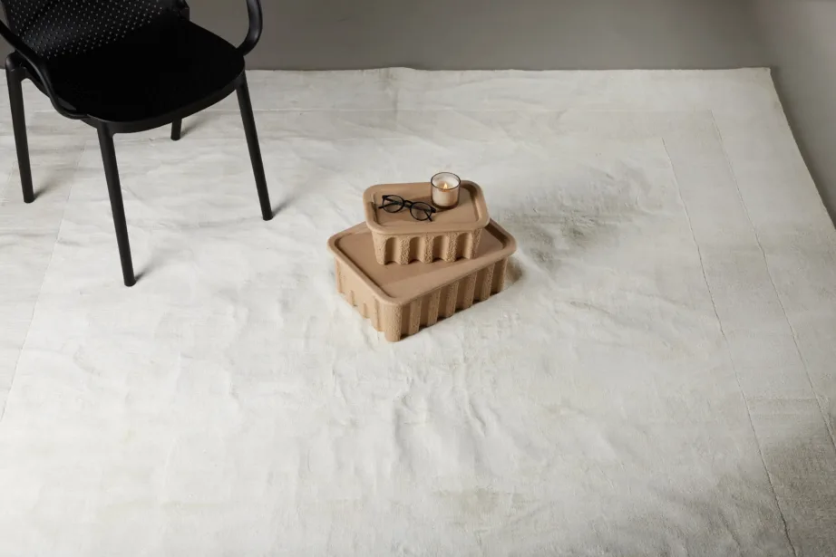 Valge ruudukujuline viskoosvaip Boston, 240 × 240 cm, 16076-111 – 7