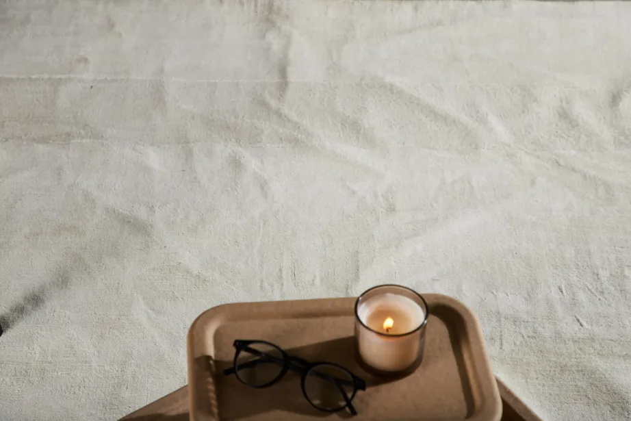 Valge ruudukujuline viskoosvaip Boston, 240 × 240 cm, 16076-111 – 10