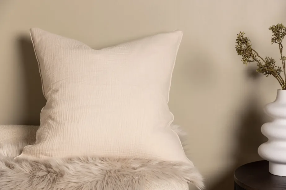 Beež puuvillane padjapüür Tyra, 60 × 60 cm, 16079-502 – 5