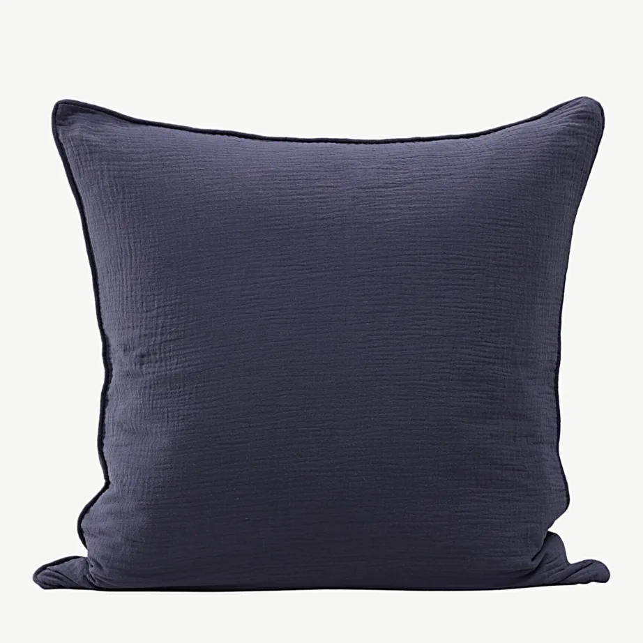 Sinisest puuvillast padjapüür Tyra, 60 × 60 cm, 16082-507 – 2