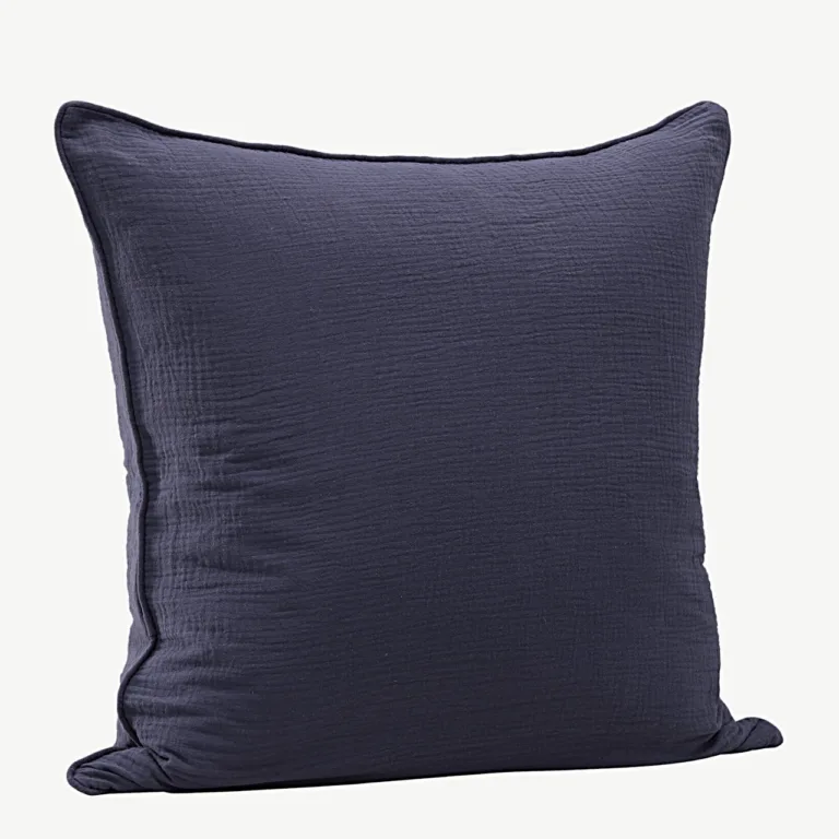 Sinisest puuvillast padjapüür Tyra, 60 × 60 cm - 16082-507