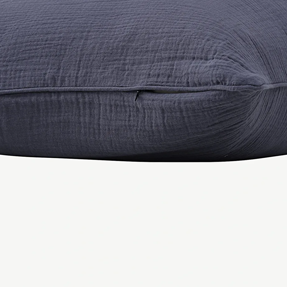 Sinisest puuvillast padjapüür Tyra, 60 × 60 cm, 16082-507 – 4