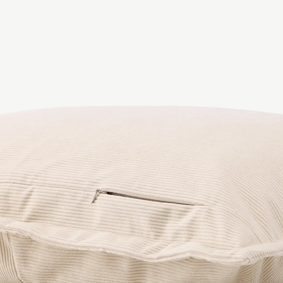 Beežist manchesterkangast dekoratiivpadjakatte Lykke, 40 × 60 cm, 16087-502 – 5