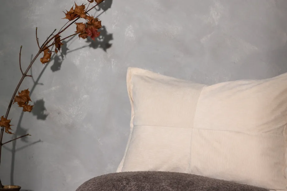 Beežist manchesterkangast dekoratiivpadjakatte Lykke, 40 × 60 cm, 16087-502 – 8