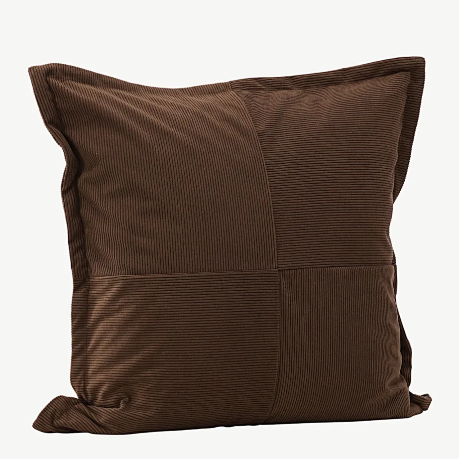 Manchester-kangast pruun padjapüür Lykke, 50 × 50 cm, 16092-503 – 3