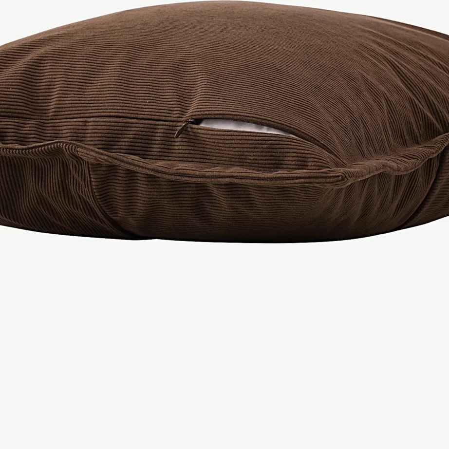 Manchester-kangast pruun padjapüür Lykke, 50 × 50 cm, 16092-503 – 5