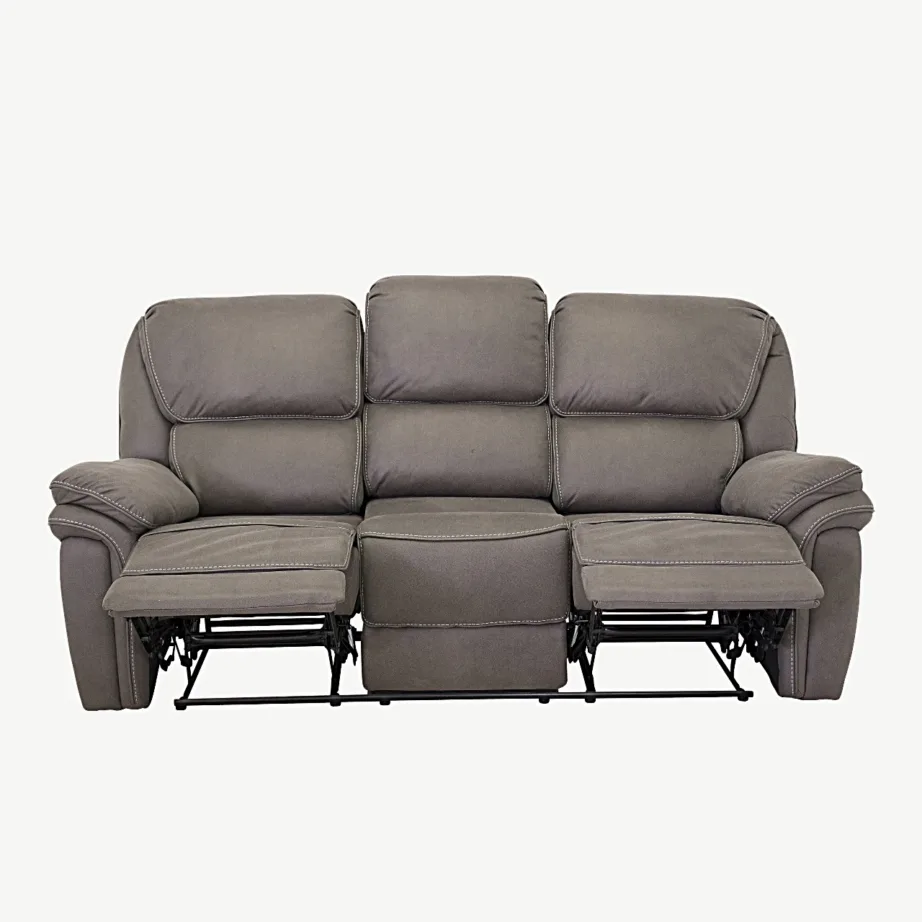 Saranda halli mikrokiudkangast kolmeistmeline reguleeritav recliner-diivan, 16610-156 – 4