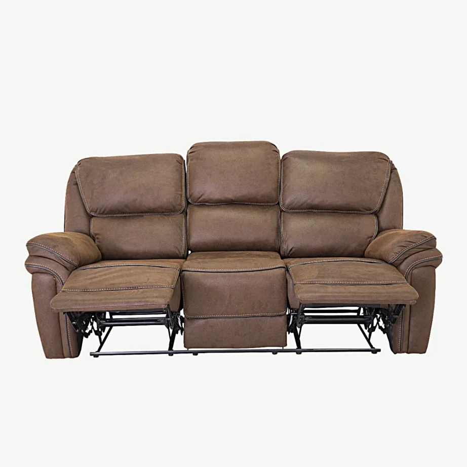 3-kohaline pruun mikrokiust lamamistool-diivan Saranda, 16610-157 – 3