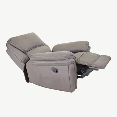 Hallist mikrofiiberkangast reguleeritava mehhanismiga Saranda recliner-tugitool - 16612-156