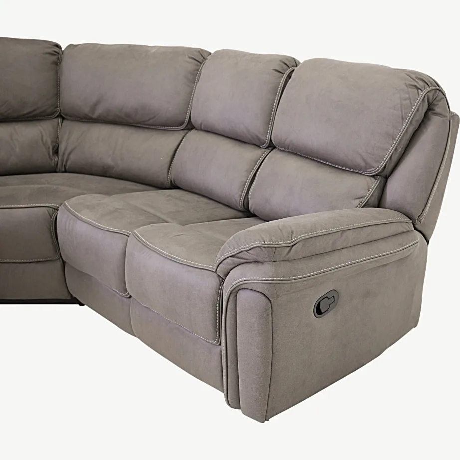 Saranda halli mikrokiudkattega nurgadiivan, reguleeritava recliner-mehhanismiga, 16613-156 – 2