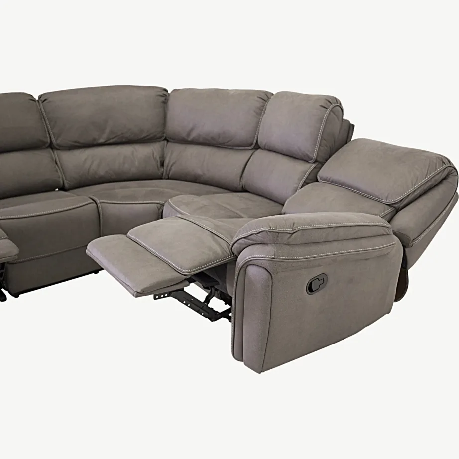 Saranda halli mikrokiudkattega nurgadiivan, reguleeritava recliner-mehhanismiga, 16613-156 – 3