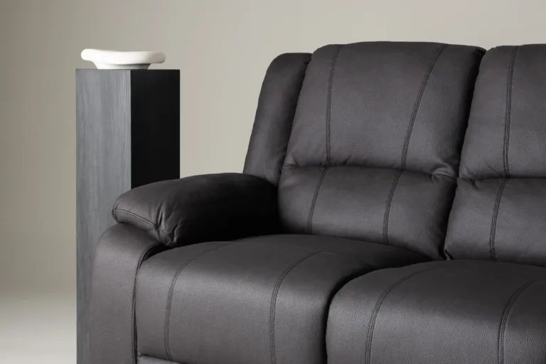 Must reguleeritav recliner-diivan Singapore kollektsioonist, 3-kohaline (polüester) - 16801-100