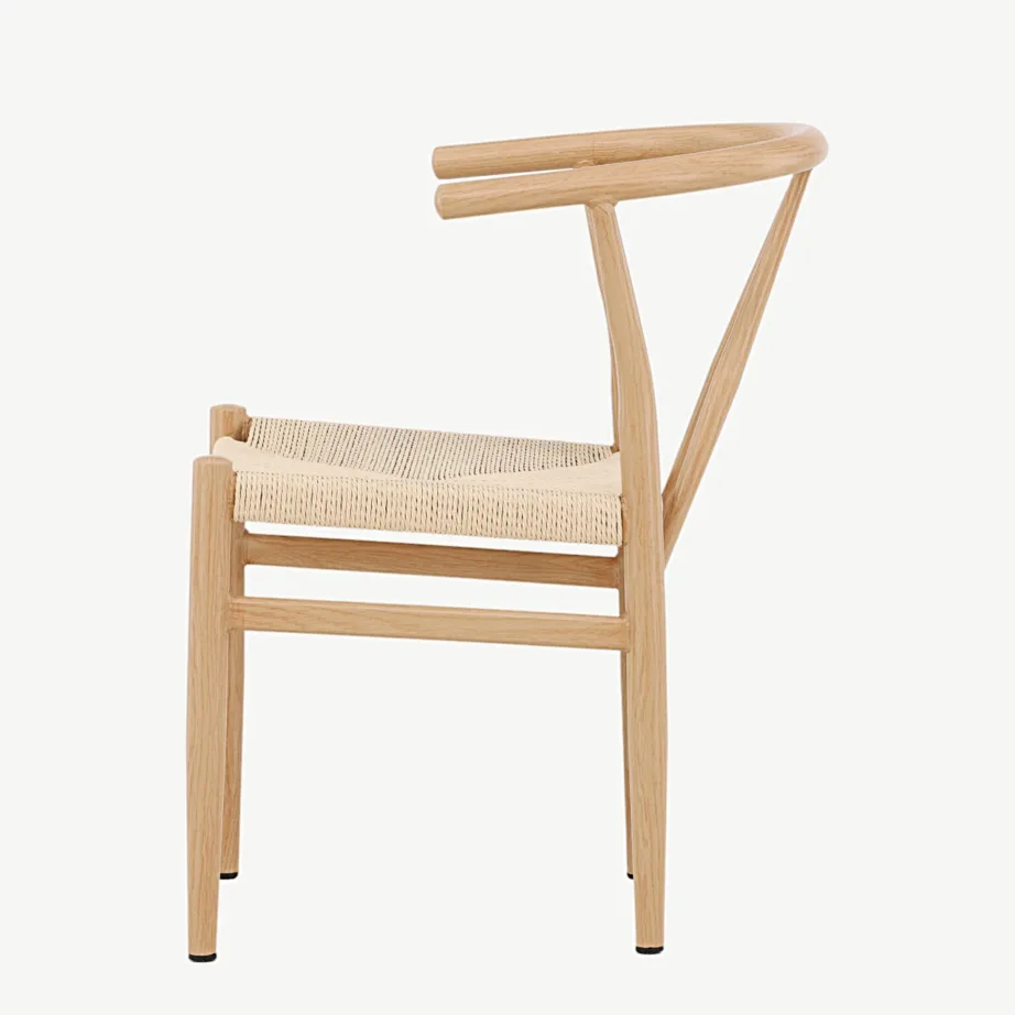 Alfonsi söögitool, naturaalne rotang ja teras, beež, 16802-107 – 7